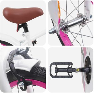 vidaXL vidaXL Rower Dziecięcy 12 Cali dla dzieci w wieku 2-4 lata Biały 4