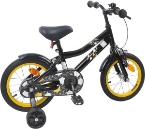 vidaXL vidaXL Rower Dziecięcy 14 Cali dla dzieci w wieku 3-5 lat Czarny 3