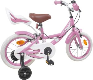 vidaXL vidaXL Rower Dziecięcy 12 Cali dla dzieci w wieku 2-4 lata Jasny róż 3