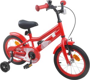 vidaXL vidaXL Rower Dziecięcy 14 Cali dla dzieci w wieku 3-5 lat Czerwony 2