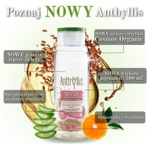 Anthyllis Bio* Szampon do częstego mycia włosów z roślinną keratyną i ekstraktem z lnu 300ml 2