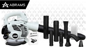 Abrams DMUCHAWA SPALINOWA DO LIŚCI OGRODOWA DMUCHAWA Z ROZDRABNIACZEM ODKURZACZ 2