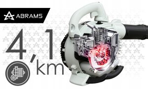 Abrams DMUCHAWA SPALINOWA DO LIŚCI OGRODOWA DMUCHAWA Z ROZDRABNIACZEM ODKURZACZ 3