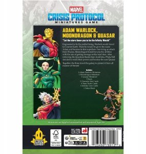 Atomic Mass Games Marvel: Crisis Protocol - Adam Warlock, Moondragon & Quasar - Character Pack 4