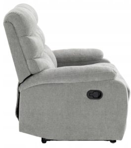 Mebel Elite Sofa rozkładana dwuosobowa fotel VERA DUO szara szenil 6