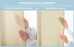 Fabryka Firan Zasłona gotowa CARLI na taśmie gładka 200x270 ciepły beż salon Restilo 10