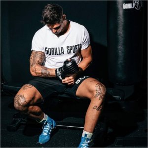 Gorilla Sports Rękawice bokserski małe, czarny L 2