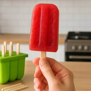 Bimberek Foremka Silikonowa Do Lodów 10szt + Patyczki 50szt. Domowe Lody Sorbety 10