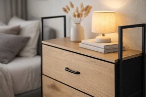 Okmed M19H ELEGANCKA SZAFKA 3 SZUFLADY JASNY 5