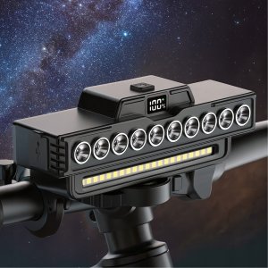 VERGIONIC L8T LAMPKA ROWEROWA LED PRZEDNIA 7        TRYBÓW USB C, 6