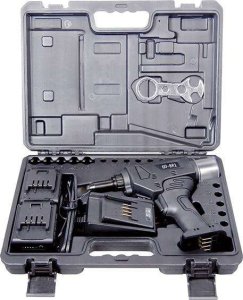 Dewalt Nitownica do n.1-str. zamyk. akum.GO-BR 1 walizce 2Ah 36W 2x aku.i ład.3-5,0mm Goebel 4