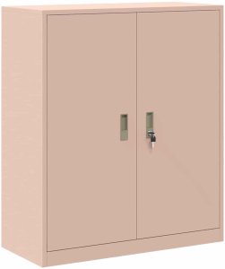 vidaXL vidaXL Szafka do przechowywania Różowy 90 x 40 x 105 cm Stal 2