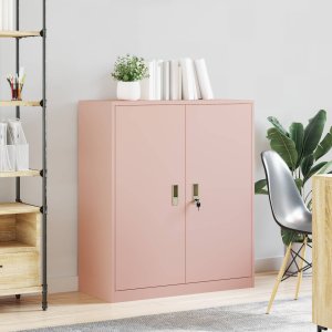 vidaXL vidaXL Szafka do przechowywania Różowy 90 x 40 x 105 cm Stal 4