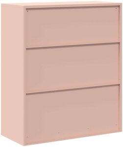 vidaXL vidaXL Szafka do przechowywania Różowy 90 x 40 x 105 cm Stal 8