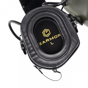 Earmor Aktywne ochronniki słuchu Earmor M31 Mark4 M31-FG-MARK4 Foliage Green 6