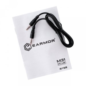 Earmor Aktywne ochronniki słuchu Earmor M31 Plus czarne 6