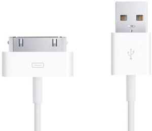 Kabel USB MicroConnect USB-A - 1 m Biały (USB-30PIN1) 1