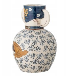 Bloomingville Hezha Vase, Niebieski, Ceramika 3