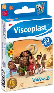 Viscoplast Plastry dziecięce VISCOPLAST-3M, Vaiana, 72x25 mm, 10 szt., pudełko 2