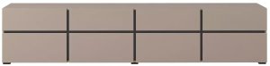 Helvetia Szafka RTV CROSS 4K4S 225cm congo/czarna HELVETIA 3
