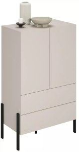 Helvetia Komoda wysoka JUKON 2D2S 90cm kaszmirowa HELVETIA 7