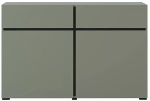 Helvetia Komoda CROSS 2D2S 119cm zielona/czarna HELVETIA 3