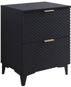 Helvetia Szafka pod umywalkę nablatową LAURA 2S 60cm czarna mat HELVETIA 3