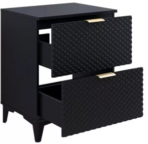 Helvetia Szafka pod umywalkę nablatową LAURA 2S 60cm czarna mat HELVETIA 4