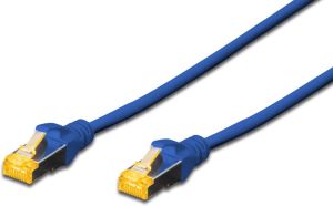 MicroConnect Patchcord S/FTP, CAT6A, 0.5m, niebieski (SFTP6A005BBOOTED) 1
