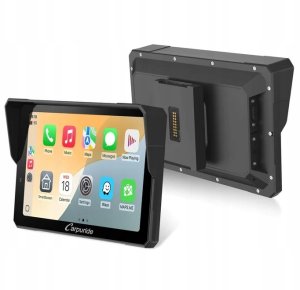 Radio samochodowe Carpuride W702BS ekran motocyklowy 7'' BMW Carplay/Android Auto WiFi 5