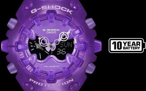 Zegarek G-SHOCK Casio G-Shock GA-V01SKE-6AER  200m fioletowy 5