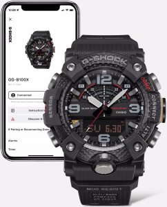 Zegarek G-SHOCK Casio G-Shock GG-B100X-1A3ER BLUETOOTH 200m zielony 12
