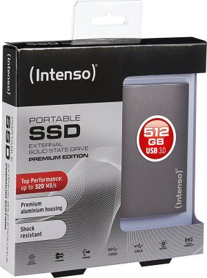Dysk zewnętrzny SSD Intenso Portable SSD Premium Edition 512GB Szary (3823450) 3