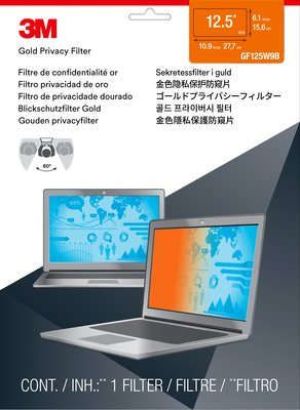 Filtr 3M prywatność Gold 12.5" 16:9 (GF125W9B) 1