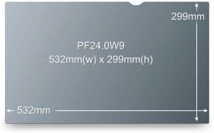 Filtr 3M prywatność 24" 16:9 (PF240W9B) 2