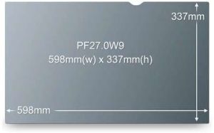 Filtr 3M prywatność 27" 16.9 (PF270W9B) 2