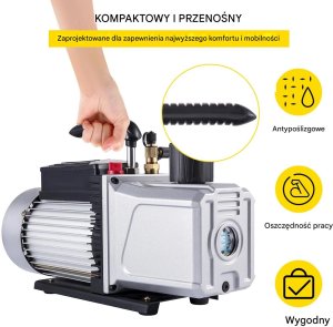 Marina Pompa próżniowa 1-stopniowa 12CFM 340L/min 6,35mm - serwis klimatyzacji 3