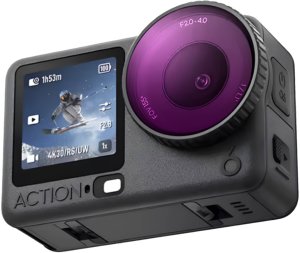Filtr SunnyLife Filtr ND64 Szary Neutralny Ochronny do kamery sportowej DJI OSMO ACTION 6 10