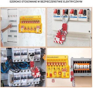 Orion Zestaw Lockout Tagout 60 szt. kłódki, zawieszki, bezpieczeństwo przemysłowe 4