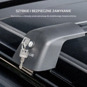 Vevor Bagażnik dachowy na relingi belki poprzeczki dachowe uniwersalny 116122 cm 3