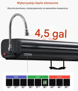 Vevor Dachowy zbiornik na wodę na bagażnik dachowy 17 L 2