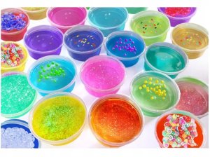 Branded toys Zestaw Do Robienia Glutów Slime Gluty Glinka Ozdoby Brokat Ogromny Zestaw 14