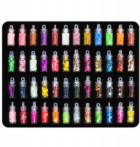 Branded toys Zestaw Do Robienia Glutów Slime Gluty Glinka Ozdoby Brokat Ogromny Zestaw 3