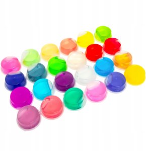 Branded toys Zestaw Do Robienia Glutów Slime Gluty Glinka Ozdoby Brokat Ogromny Zestaw 9