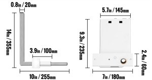 Auping Mechanizm podnośnik łóżka  sprężyny mocny wspornik łóżko Queen/Twin 2