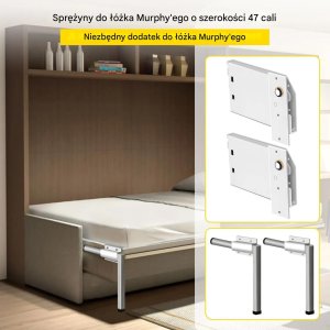 Auping Mechanizm podnośnik łóżka  sprężyny mocny wspornik łóżko Queen/Twin 3