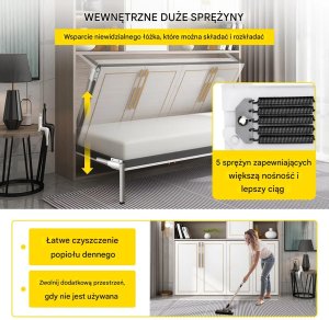 Auping Mechanizm podnośnik łóżka  sprężyny mocny wspornik łóżko Queen/Twin 4