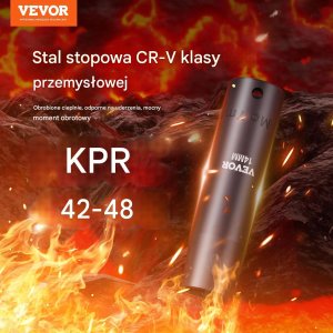 Klucz udarowy Satra Zestaw nasadek udarowych 3/8" 48 el. SAE/metric 6-kąt z adapterami 3