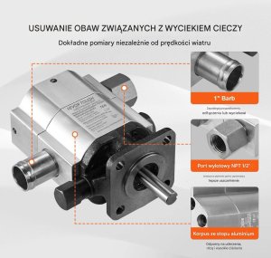 Virax Pompa hydrauliczna do łuparki 13 GPM 2-stopniowa 3000 PSI do drewna 4