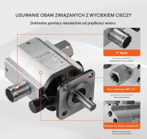 Virax Pompa hydrauliczna do łuparki 2-stopniowa 60 l/min 3600 RPM do drewna 4